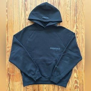 Fear Of God Essentials Hoodie Black XS